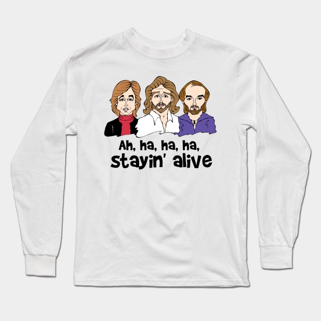 DISCO MUSIC GROUP Long Sleeve T-Shirt by cartoonistguy